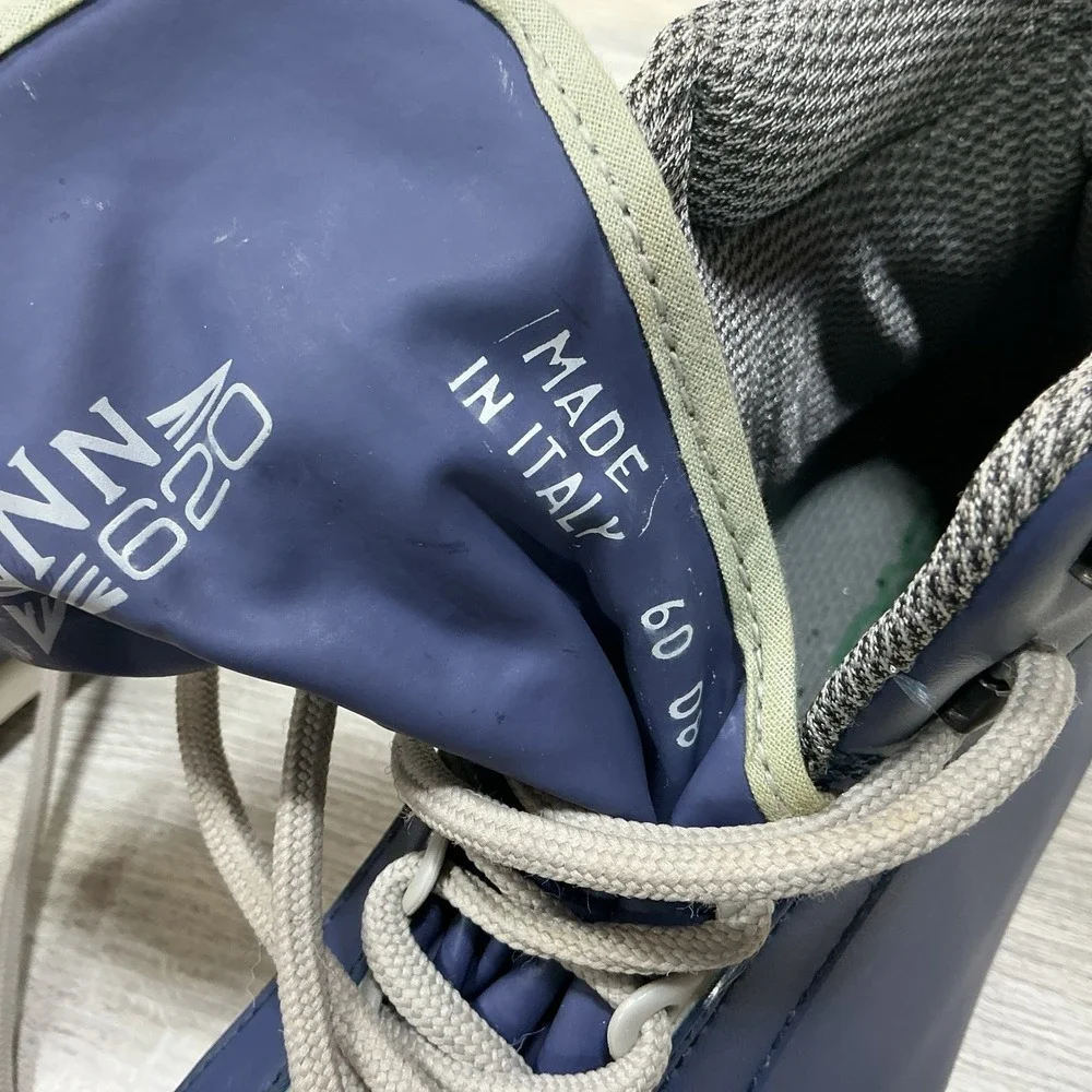 ASOLO Mens Back Country Ski Boots NNN 620 Blue Size 11 Made In Italy RARE VTG